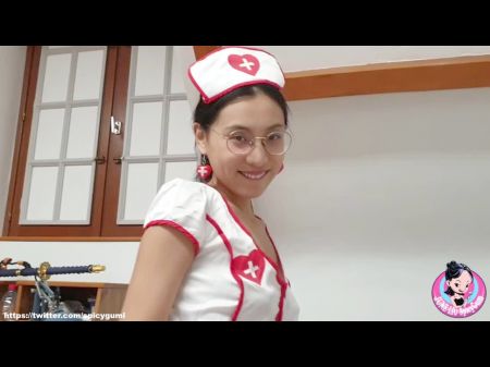 asian chinese nurse providing a ultra-cute blow-job to her patient( june)()