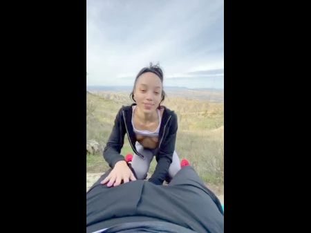 Point Of View Deep Throat And Ass Fuck Sex On A Hike