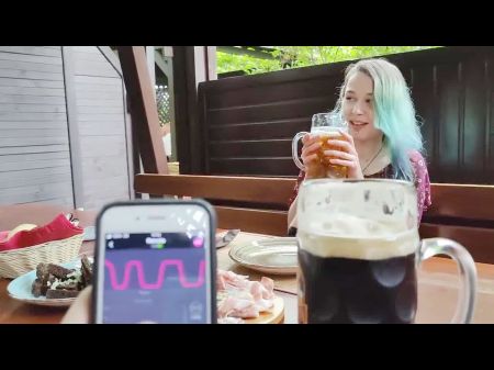 Remote Climax Control Of My Stepsister In Pub: Free Pornography