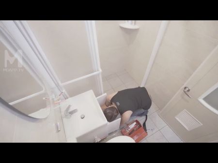 Chinese Wife Cheating With Plumber And Sucking & Copulating For Internal Cumshot