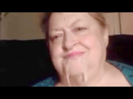 Grandmother Facials In Grandmother Gets It , Porn