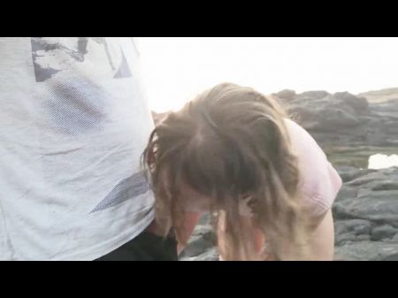 A Quick Blowjob On The Beach With People Close By: Porn