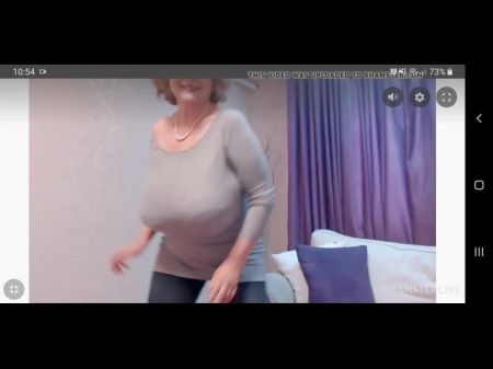 Mature Big-boobed Dances And Demonstrates Tits: Free Hd Pornography