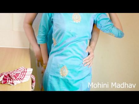 Indian Desi Maid Was In The Kitchen And Got Hammered Hard By Her Landlord - Hindi Audio