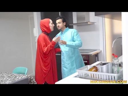 Wearing Muslim Wife Of An Old Guy Gets Banged By Another Youthful Guy