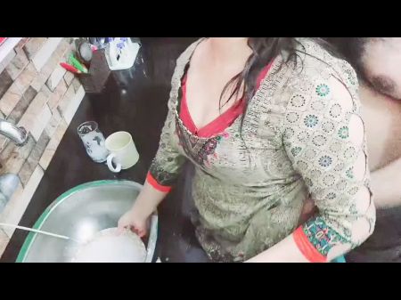 Indian Stepson Gulping Milk Immense Hooters Than Fuck Her In Immense Butt With Clear Hindi Audio