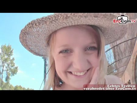 German Reporter Pick Up 18yo Tourist Teen At Beach