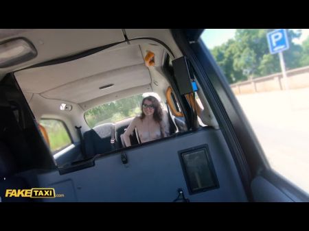 Super-cute Canadian Strips Off On The Backseat Before Getting Creampied By A Fat Manmeat