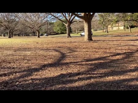 Doll Doing Yoga Workout At Park With No Brassiere And Mounds Slide Out 