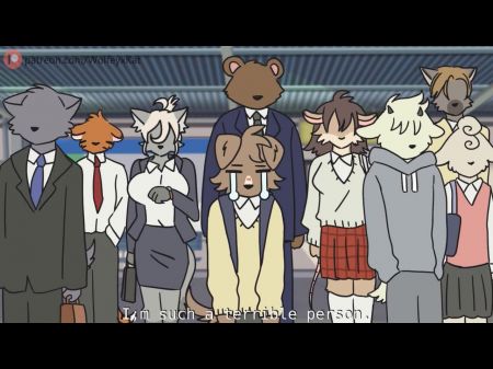 Kitty und Welpe 2 (pelzige Hentai -Animation) 