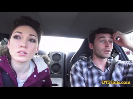 Neat Dark-haired Lily Labeau Drinks Every Droplet Of James Deen’s Jizm