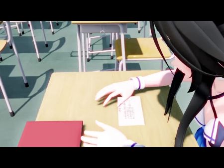 MMD 3D无尽魁学园主演：山风）