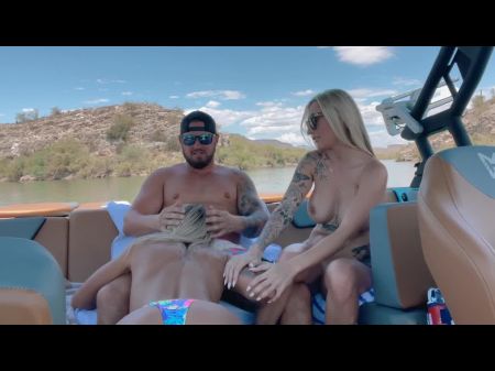 Lake Day First-timer Triple Sex With Two Top Friends - Littlebuffbabexbellabellini