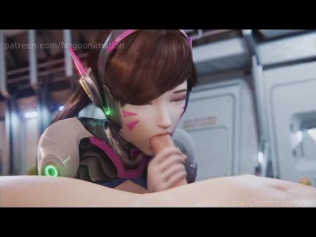 Just The Most Exciting Overwatch Dva Animation On This Compilation ! 3 Dimensional Pornography Animation W/sound