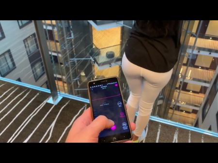 Public Masturbation With Lovense (lush) Part Three . During Fitness In The Gym