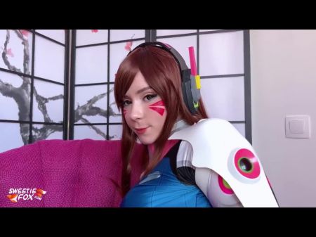 First-ever Painful Anal D . Va From Overwatch