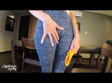 Wearing Stretch Pants For You To Jism On My Cameltoe - Point Of View 4k
