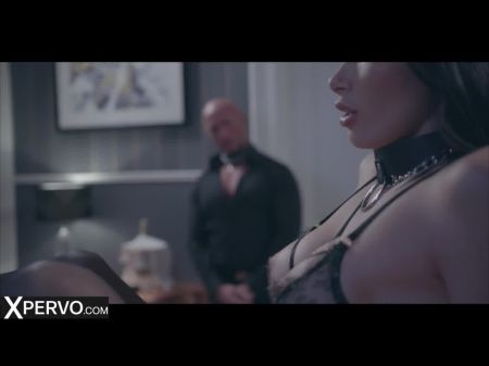 Xpervo Com - Black Dinner - And Marcello Bravo Share Clea Gaultier In Nasty Triple Sex