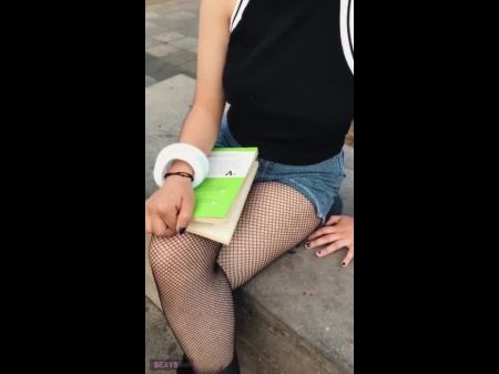 Dinero para sexo a adolescente mexicano en las calles, buenas tetas en el lugar público (Samantha 18yo) Vol 2 