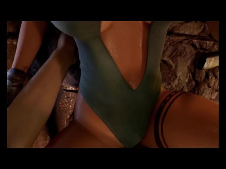 3 Dimensional Hentai: Lara Croft Compilation Uncensored Anime Porn