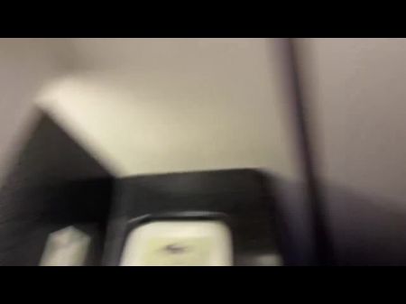 On The Airplane , I Go After My Spouse On The Rest Room To Get Fuck & He Jizz In My Hatch Before Take Off !