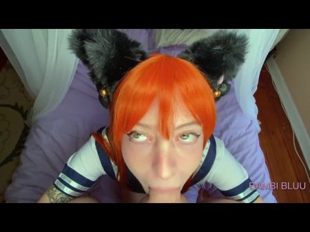 Real Life Anime Porn - Uniform Costume Play Ginger-haired Nubile Pawg Fucks Senpai & His Humungous Bone -