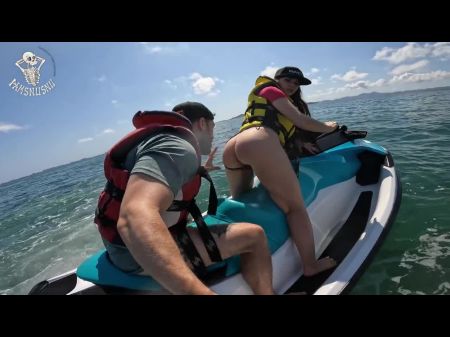 Risky Audience Intercourse Fucking On A Jet Ski With Two Cum Shots Spanish Doll Pamsnusnu