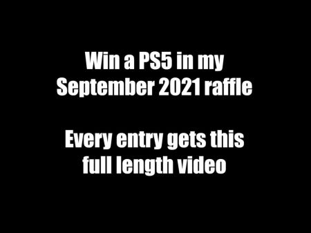 Railing Your Manhood While I Have Fun Playstation 5 Win A Ps5 In My Raffle