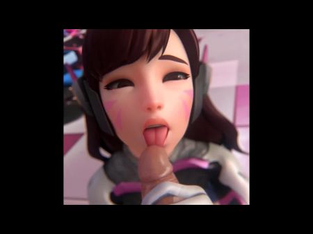 3d Compilation: Overwatch Dva Uncensored Hentai