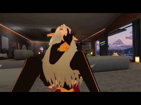 vtuber play vr يحصل مارس الجنس بواسطة عشوائي غريب 