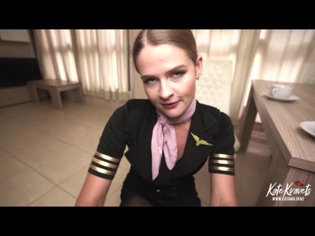 Ultra-kinky Flight Attendant Seduced Me - I Screwed Her And Jizm On Face 4k -