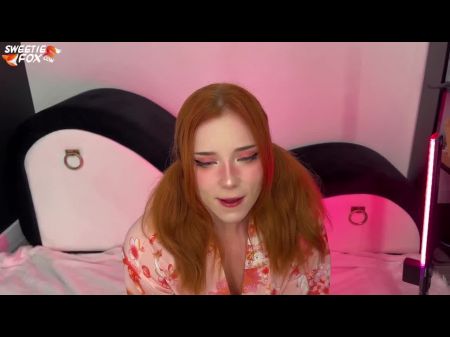Joi Blowjov From Slutty Ginger-haired Who Likes Gulp Jizm
