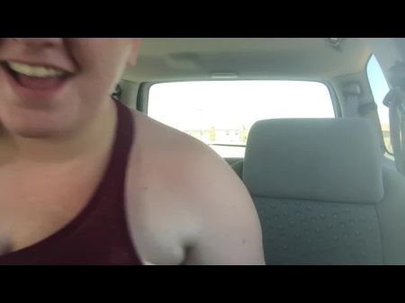 Plus Sized Woman Tart Jerking Off In My Car With