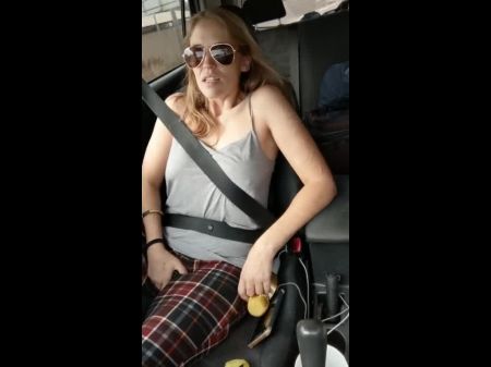 Need To Cum - Button Promptly And Needfully Masturbates In The Car