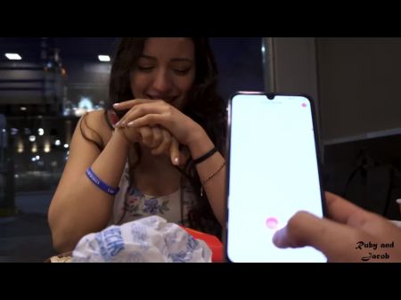 Ruby And Jacob - Latina Loves Macdonals Ice Juices With Amazing Cum