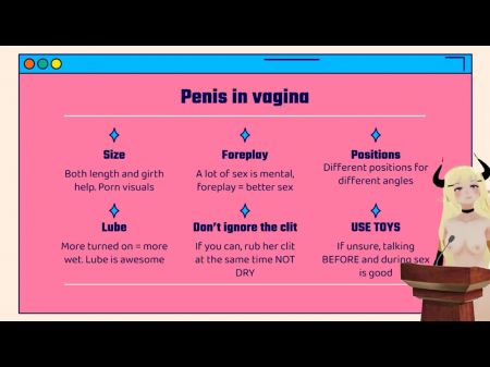 Vtuber учит вас, почему размер пениса не имеет значения (не порно) 