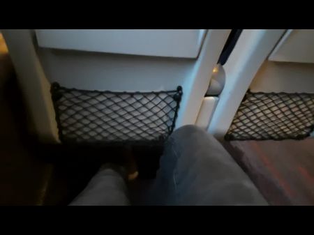 Public Dick Demonstrate In The Train Completed Up With Risky Handjob And Suck Off From A Stranger . Got Caught .