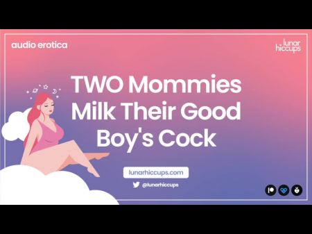 Asmr Две мамы доится до молока своего хорошего мальчика, а аудио, ролевая ролевая звуки две девушки втроем 