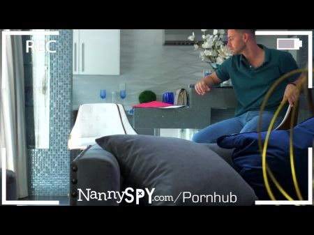 Porno -süchtiger Nanny Gefangen Und Gefickt 