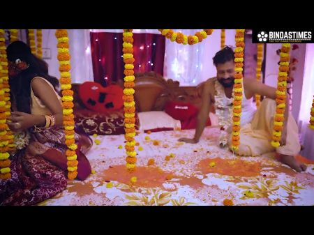 Die neu verheiratete Frau mit ihrem Freund Hardcore fickt vor ihrem Ehemann Hindi Audio 