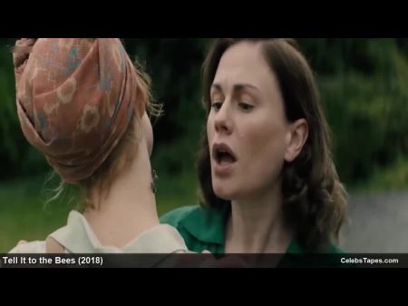 Anna Paquin & Holliday Grainger Nude And Lovely Lesbian Bang-out