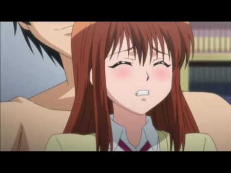 Jizz Inwards A Classmate In The Library - Uncensored Manga Porn