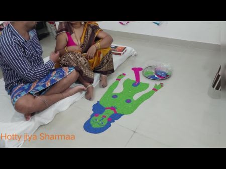 xxx indische Stiefschwester mach dich bereit für Fuck mit Stiefbruder in Diwali Feier 