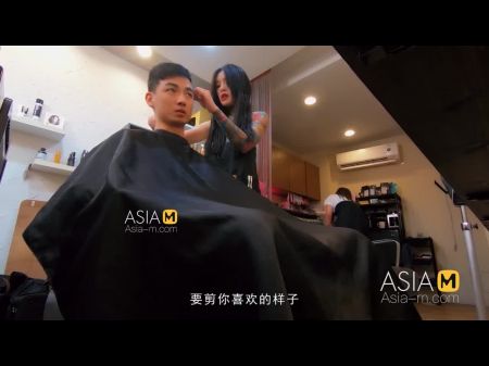 Modelmedia Asia - Barber Shop Bold Lovemaking - Ai Qiu - Mdwp - 4 - Best Original Asia Porno Vid
