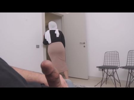 Married Damsel Caught Me Milking Off In Audience Waiting Apartment