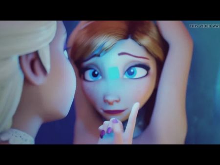 Frozen Elsa e Anna: Vídeo pornô HD gratuito CB 