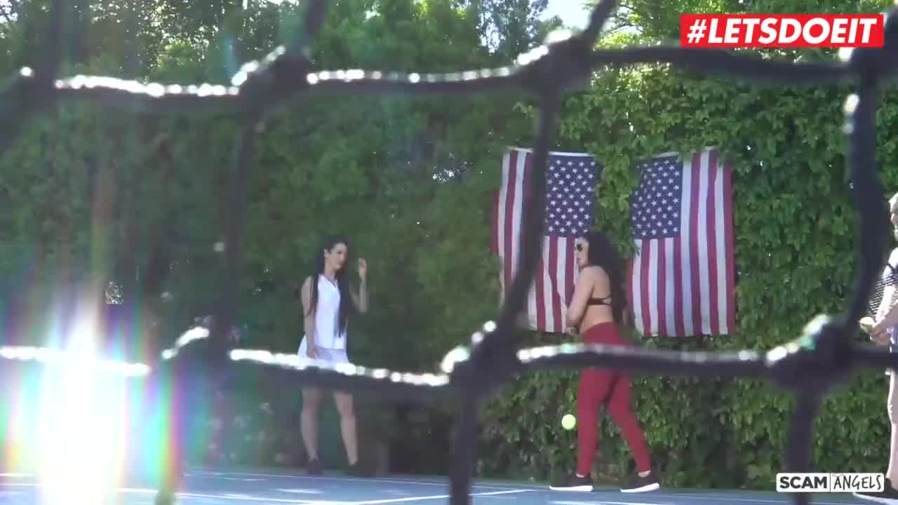 Entrenadores De Tenis Caliente Estafa Y Joder Marido Tramposo
