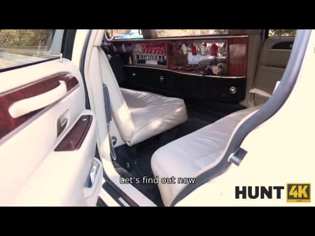 Hunt4k Random Passerby Scores Mind-blowing Bride In The Wedding Limo