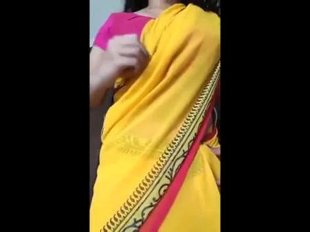 Desi Tamil Gal Entices In A Saree And Strips Nude: Porno 6