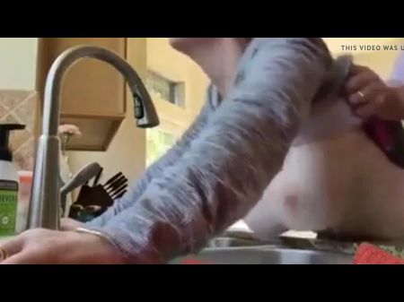 Coupling Friend’s Wife In Kitchen , Free Porno 13